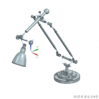 分享一个NX绘制的台灯模型，带图纸