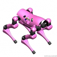 分享SolidWorks机械狗 细节很全