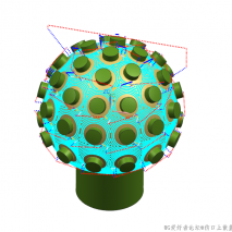 NX零件编程练习模型分享248--蘑菇头