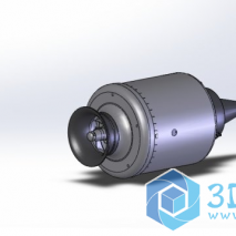Solidworks涡轮喷气发动机