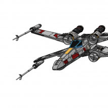 全参 SolidWorks星球大战X翼战斗机