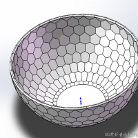 SOLIDWORKS水晶碗