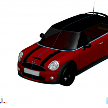 分享一个宝马mini cooper外壳模型 带建模步骤的