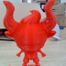 老叶画的小牛我给打出样品来了【新年伊始，新鲜出炉3D打印机作品】