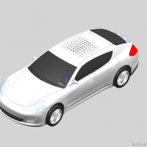 NX保时捷玩具车模型