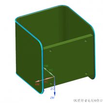 NX零件编程练习模型分享249--牛逼四轴倒角