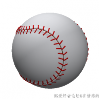 分享一个SolidWorks棒球模型