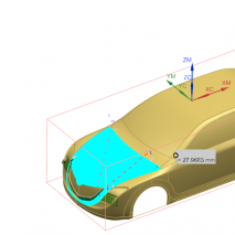 NX零件编程练习模型分享54--玩具汽车外壳