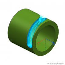 NX零件编程练习模型分享103--一刀流凸轮槽