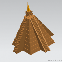 初学建模 墨西哥金字塔