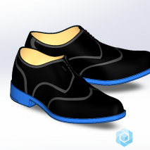 SolidWorks 皮鞋模型分享