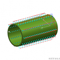 NX零件编程练习模型分享76--四轴入门钻孔