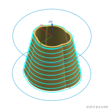 NX零件编程练习模型分享153--腔内壁小槽加工带程序