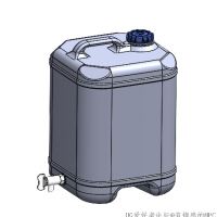 分享一个SolidWorks 25升的油桶模型