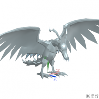 分享一个数码宝贝巴多拉兽收敛体模型