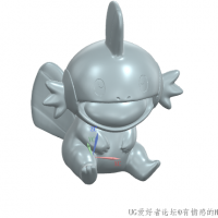 分享一个宝可梦水跃鱼收敛体模型