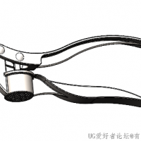分享一个SolidWorks手动碾蒜工具