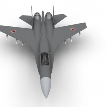 苏35 Su-35战斗机三维建模图纸 下载