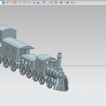 火车（train-toy）三维模型下载