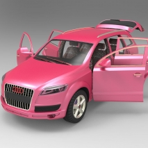 奥迪Q7  UG画的光栅模型 附x_t外形文件
