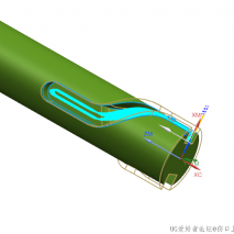 NX零件编程练习模型分享244--键槽2