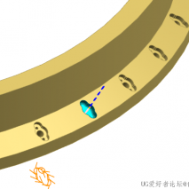 NX零件编程练习模型分享241--环槽钻孔沉头
