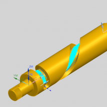NX零件编程练习模型分享2--250MM轴类