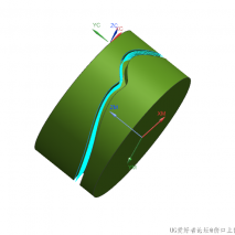 NX零件编程练习模型分享263--凸轮槽3