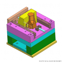 分享一套有几何形状的水壶模具