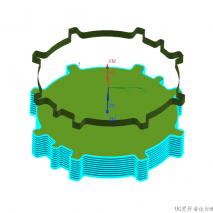 NX零件编程练习模型分享165--四轴插补矢量应用