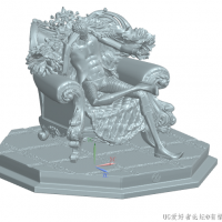分享一个海贼王多弗朗明哥收敛体模型